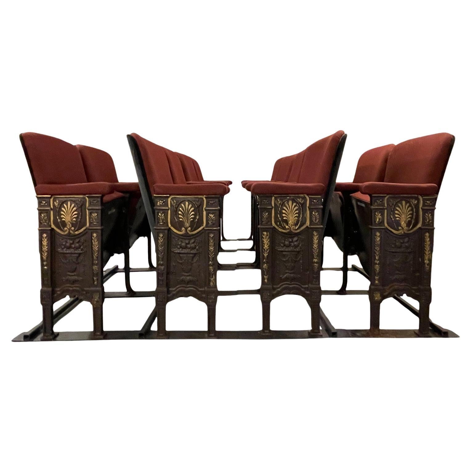 Original Studio54 Newyork Art Deco Theater Seating Chairs