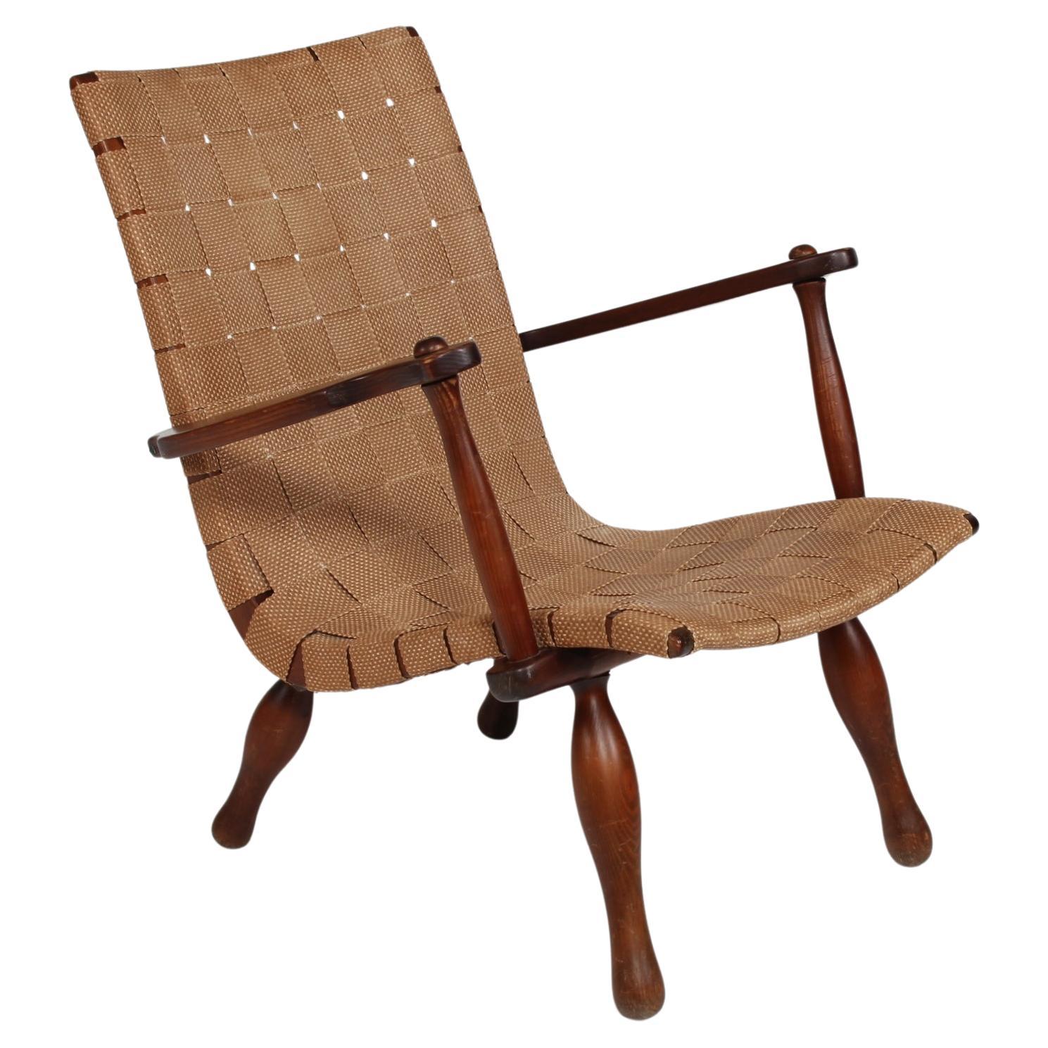 Butaca original sueca al estilo de Karl Scröder, años 1930-1940