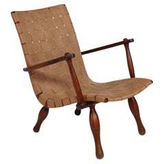 Original schwedischer Sessel im Stil von Karl Scröder, 1930er-1940er Jahre