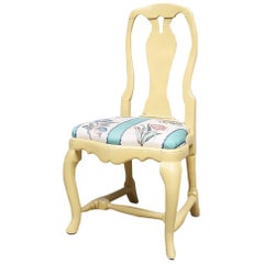 Original Swedish Rococo Chair, Late 18th Century