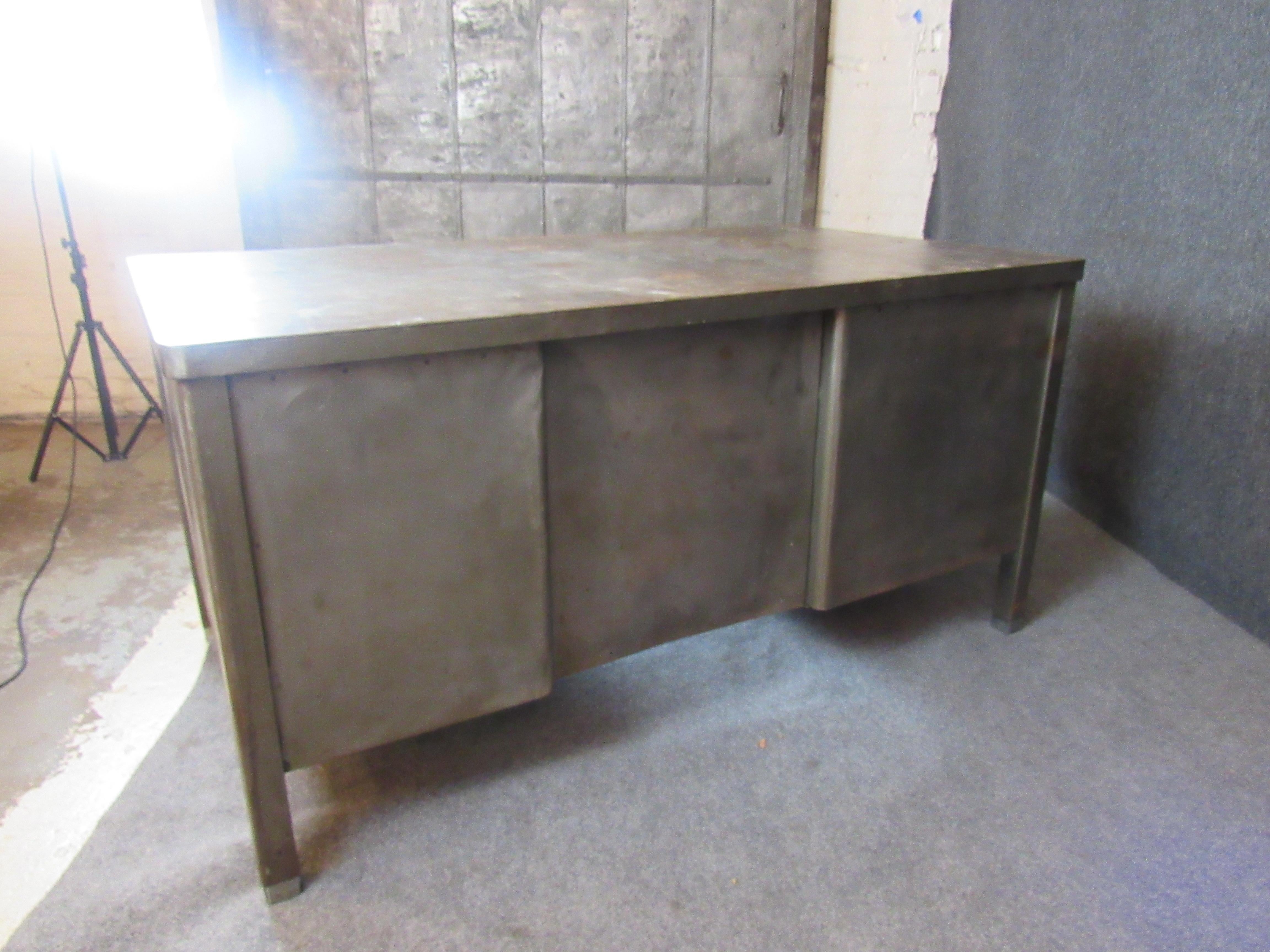 Original Tanker Desk by Metal Office Furniture Co (Steelcase) 5