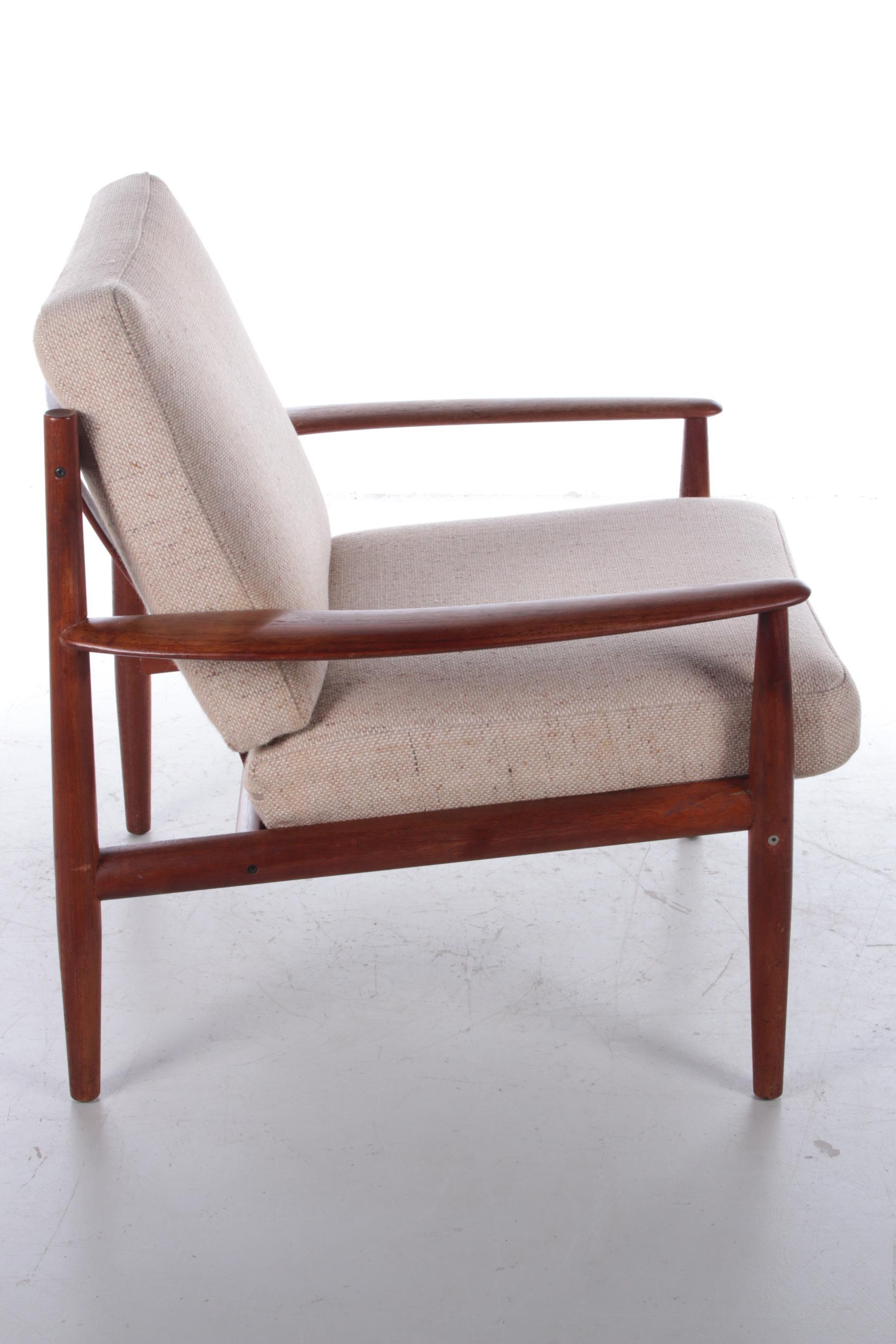 Original Teak Armchair Design by Greta Jalk Model 118, Denmark 1