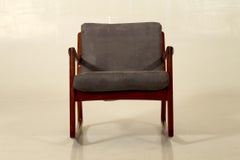 Original teak rocker by Ole Wanscher, Denmark.