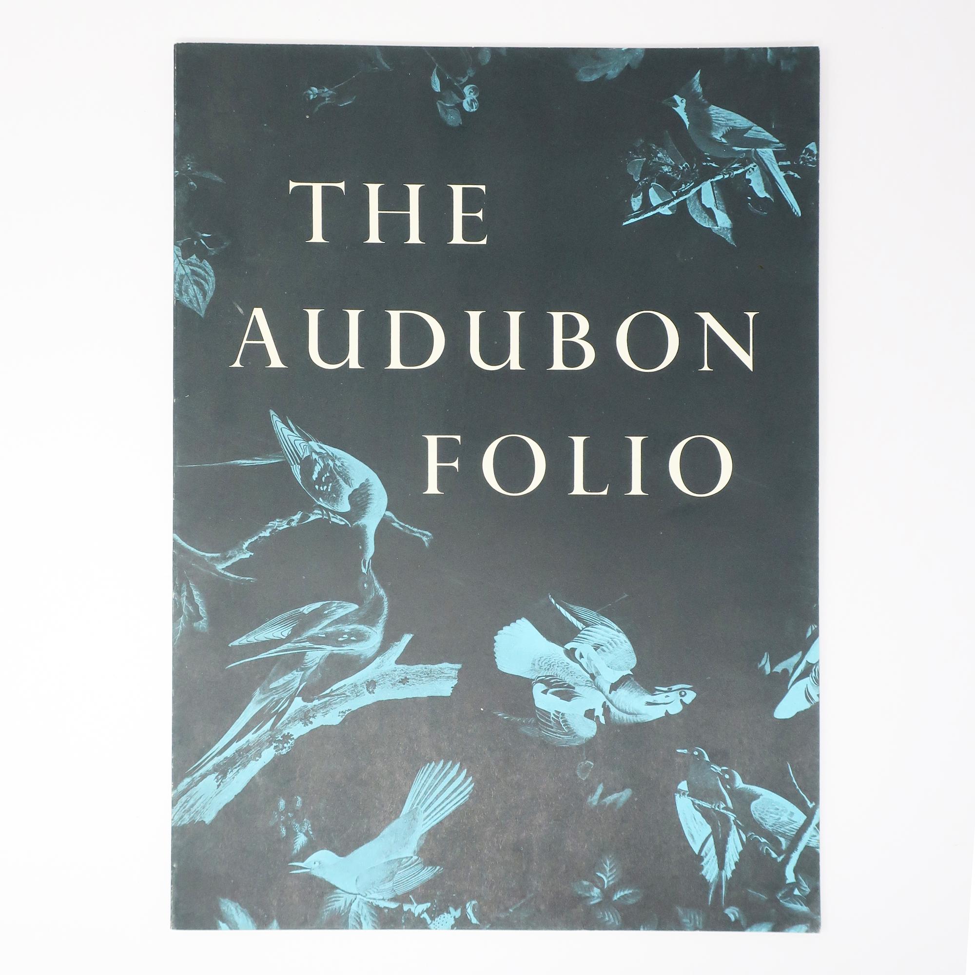 Original The Audubon Folio Book and Set of 30 Prints In Good Condition For Sale In Brooklyn, NY