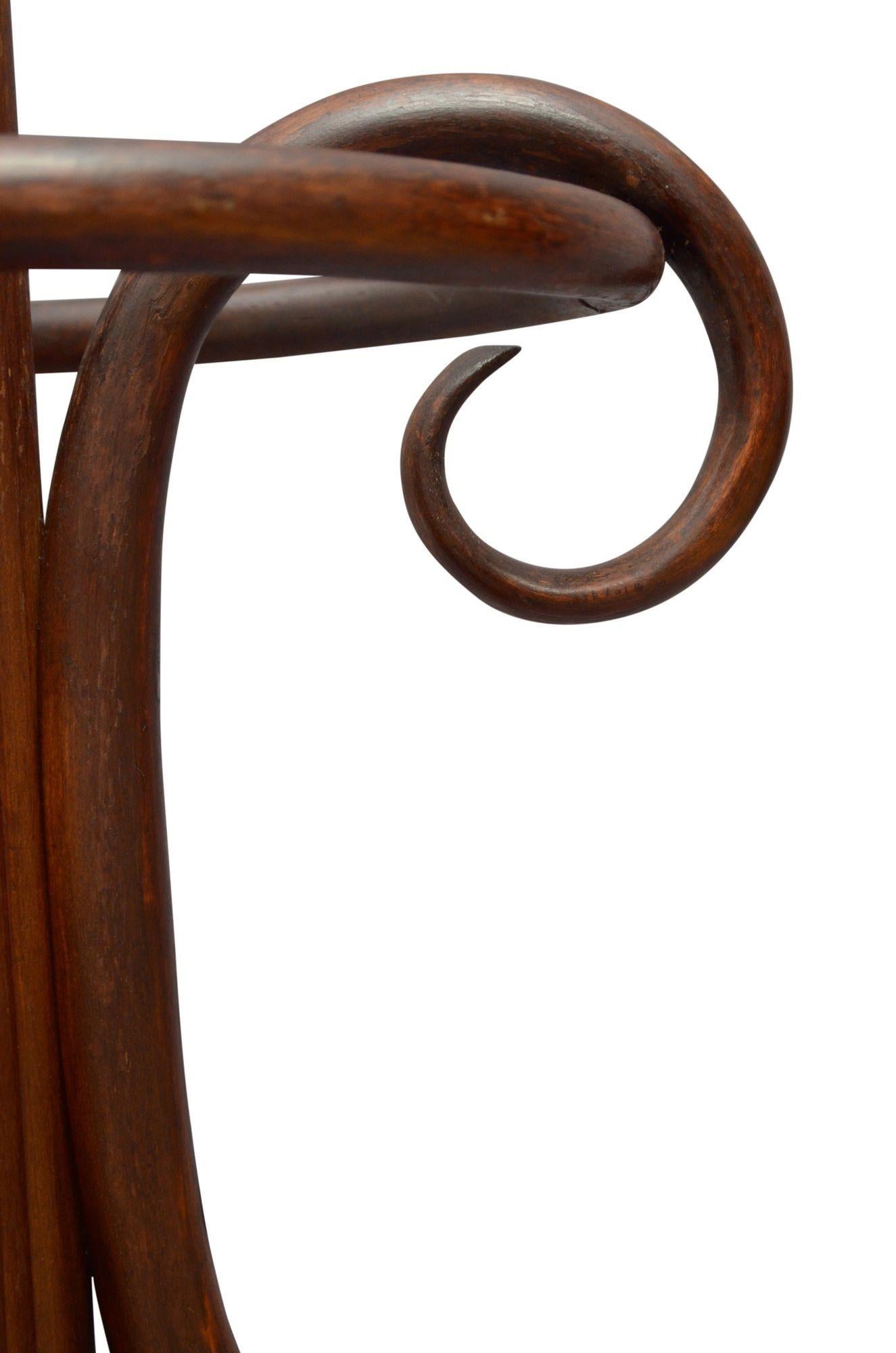 Original Thonet Bentwood Hall Stand Coat Stand For Sale 4