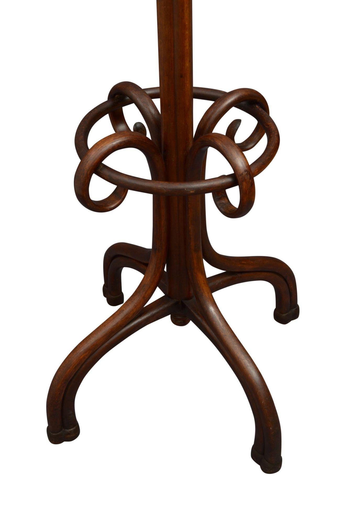 Original Thonet Bentwood Hall Stand Coat Stand For Sale 1