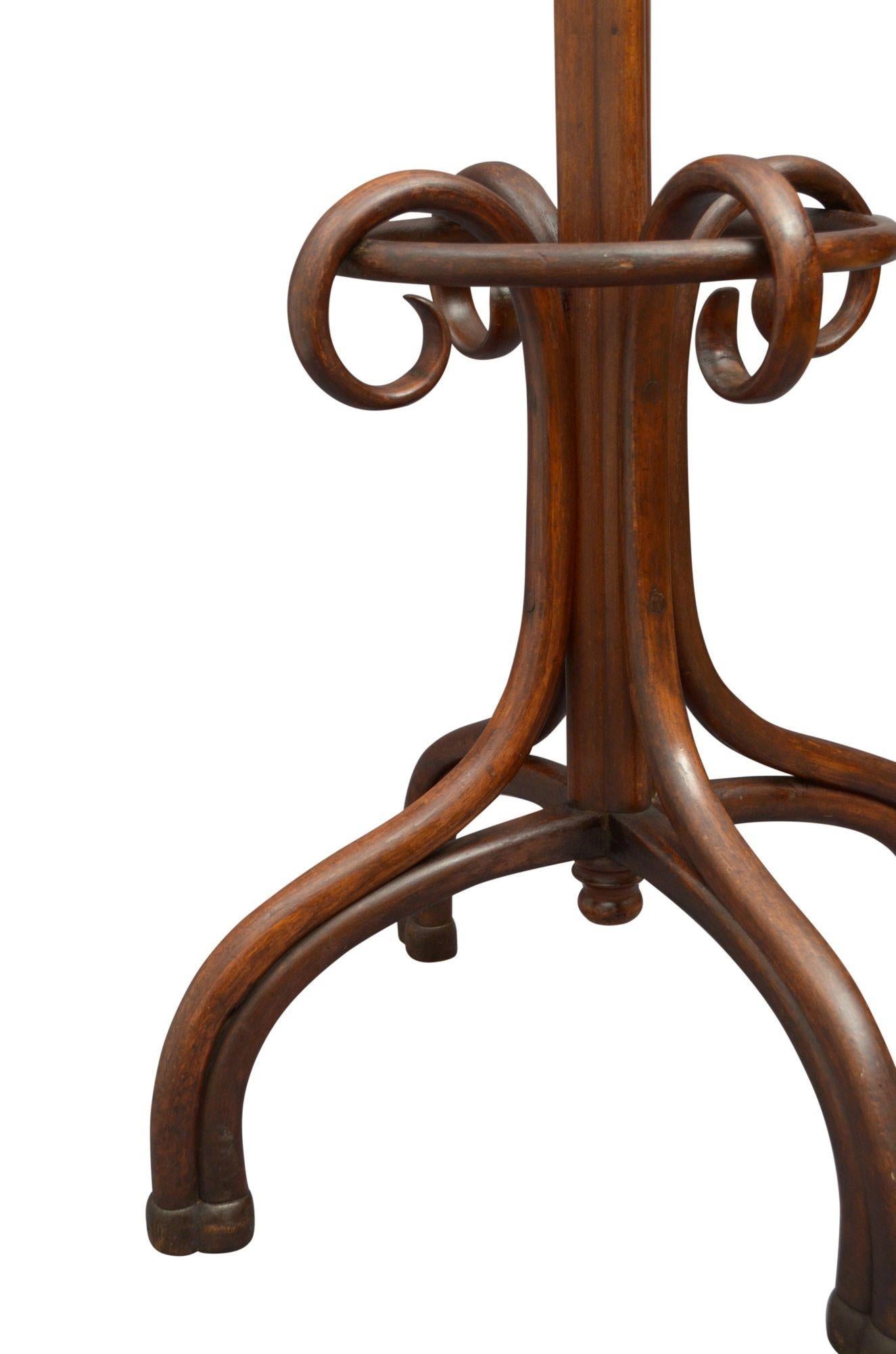 Original Thonet Bentwood Hall Stand Coat Stand For Sale 3