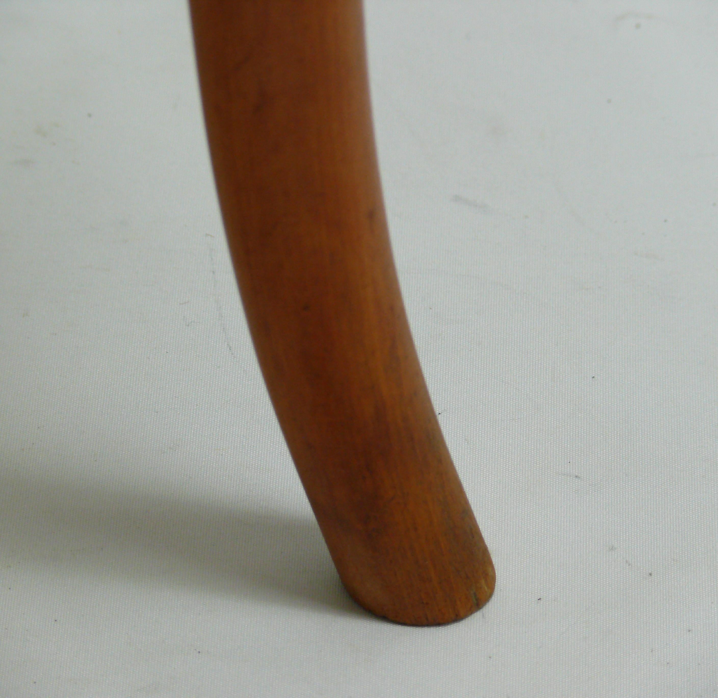 Original THONET Bentwood Stool, Mid 20th Century For Sale 2