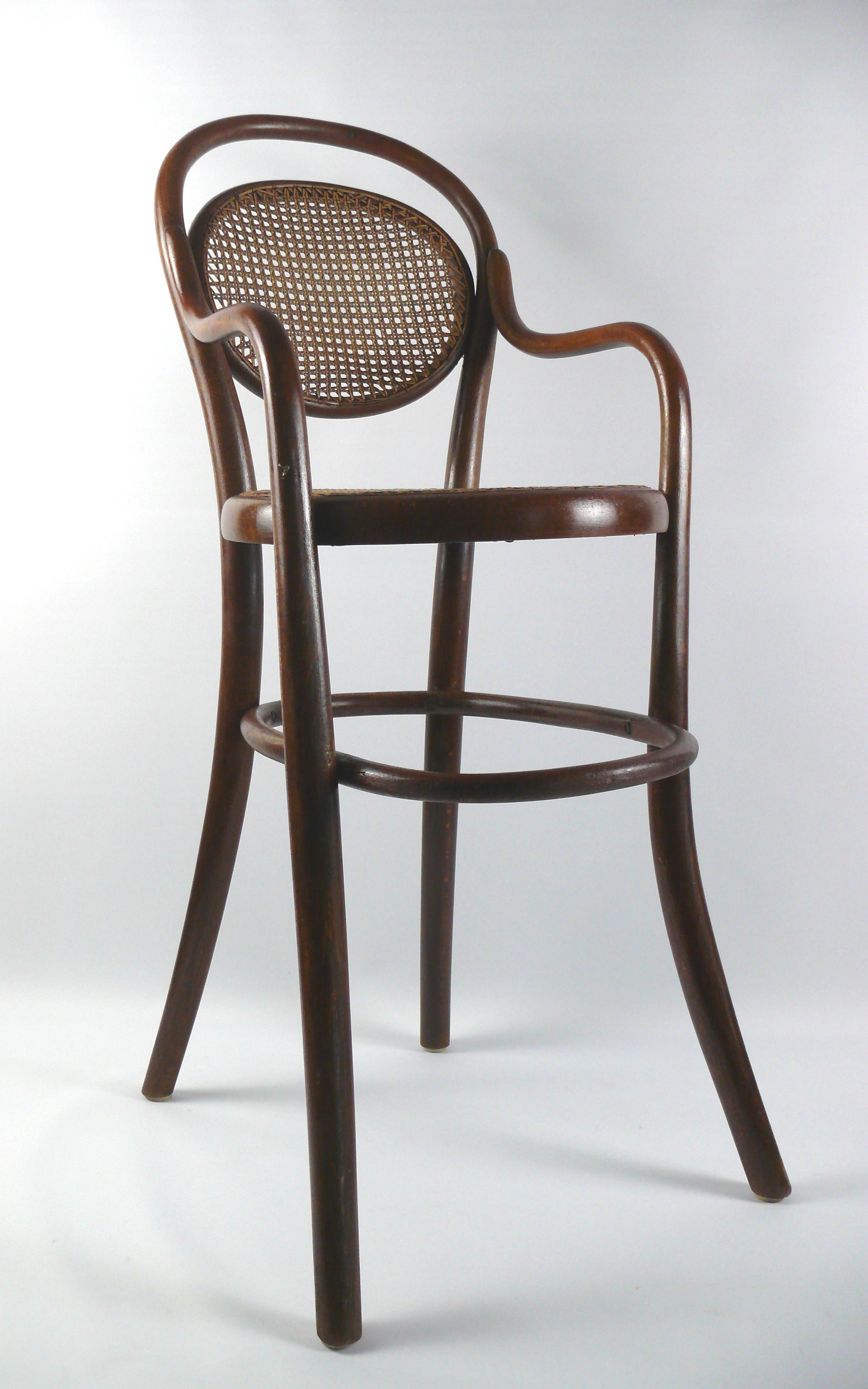 Art Nouveau Original Thonet Children Highchair, 1904