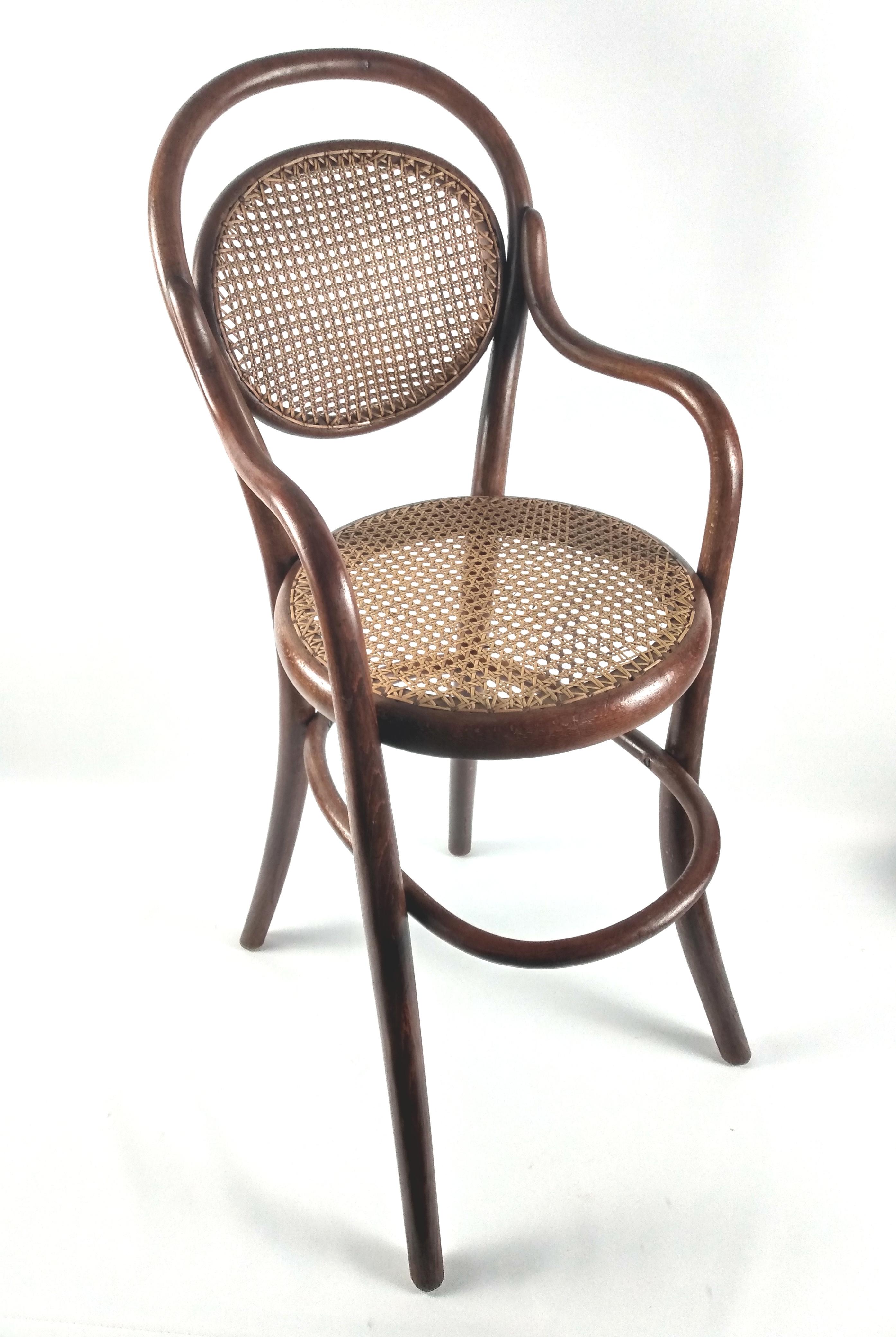Bentwood Original Thonet Children Highchair, 1904
