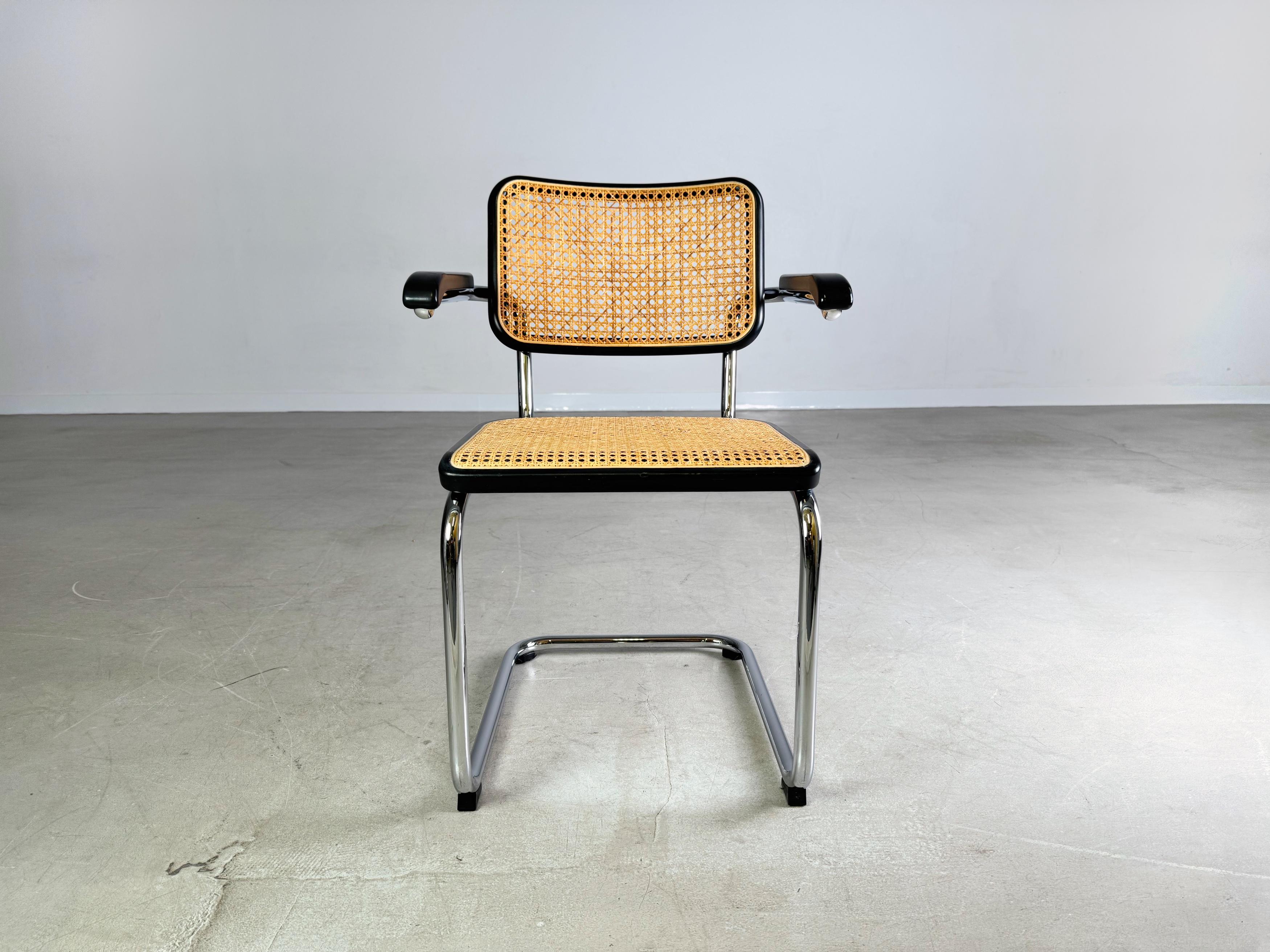 Original Thonet Freischwinger S64V Marcel Breuer Design Stuhl (Deutsch) im Angebot