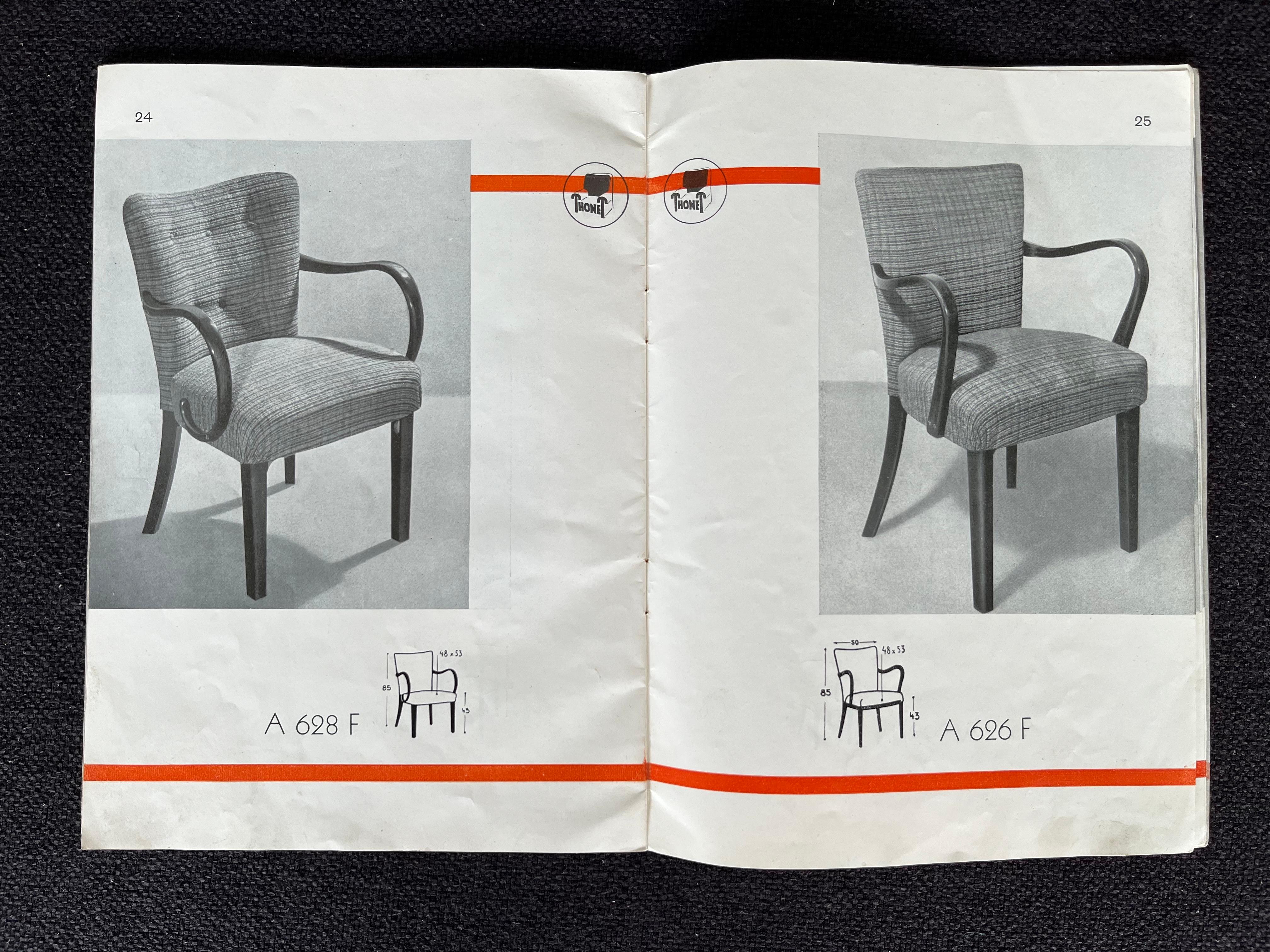 Bauhaus Original Thonet Furniture Catalogue Book, 1930s