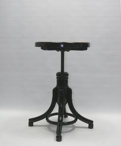 Original Thonet Piano Stool, Early 20th Century, Restaured