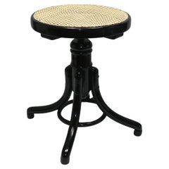 Original Thonet Piano Stool, Early 20th Century, Restaured