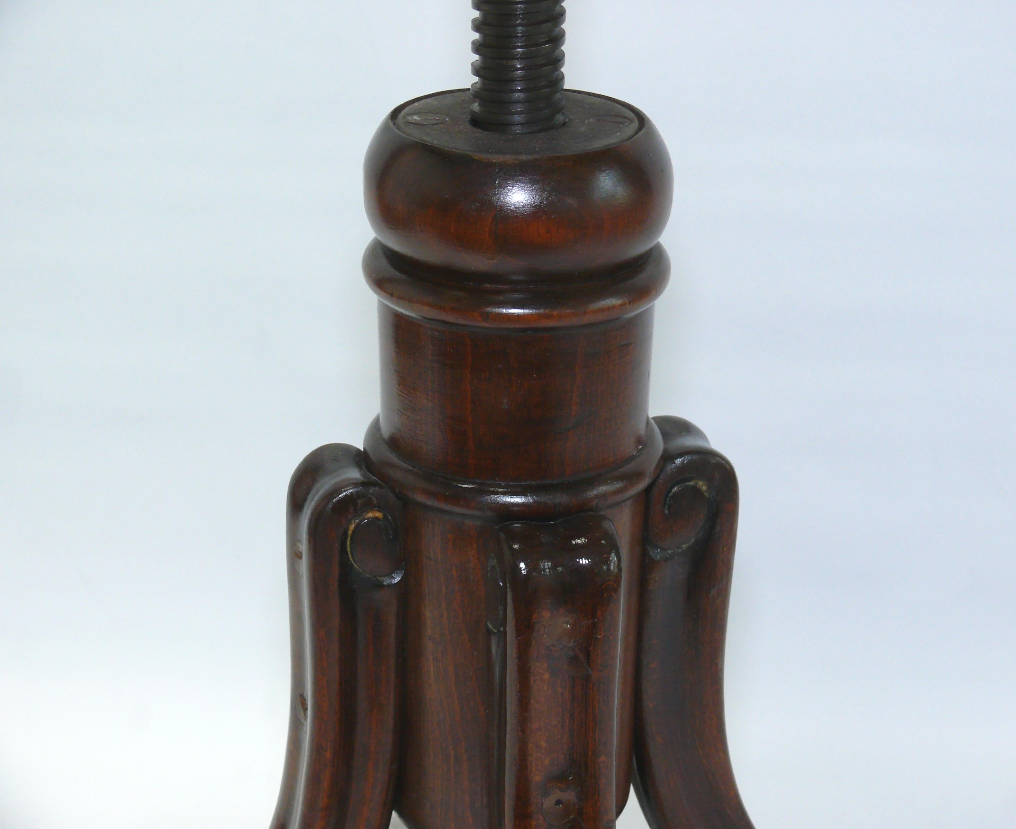 Original Thonet Piano Stool, Late 19th Century 3