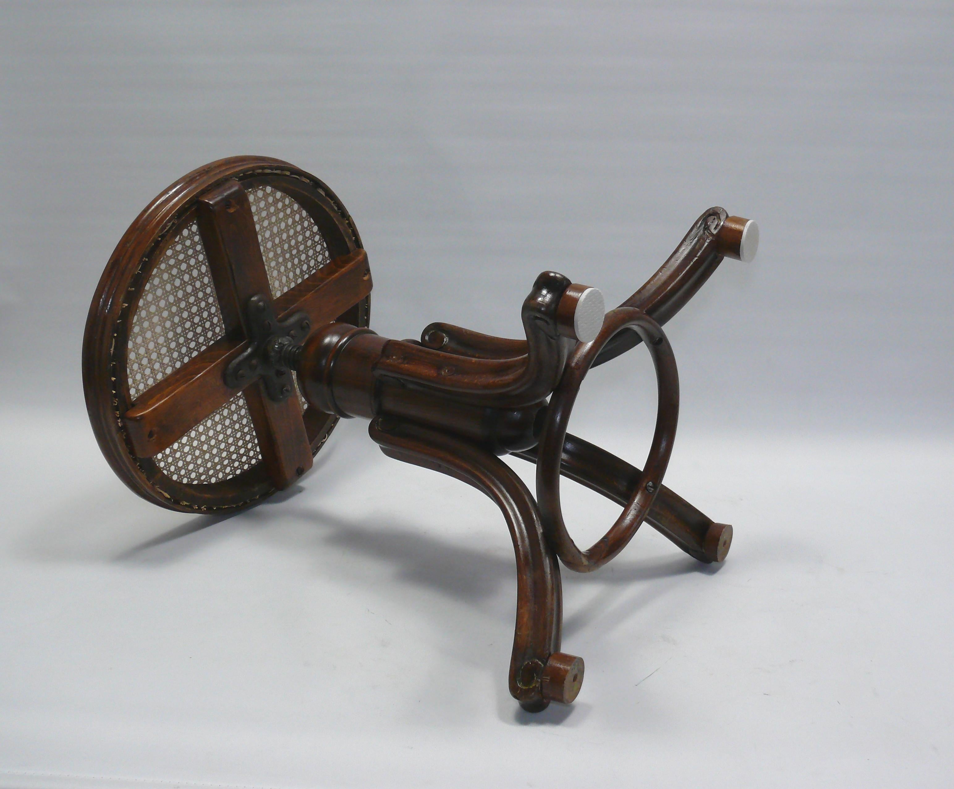 Original Thonet Piano Stool, Late 19th Century 6