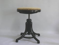 Original Thonet Piano Stool No. 1, Late 19th Century