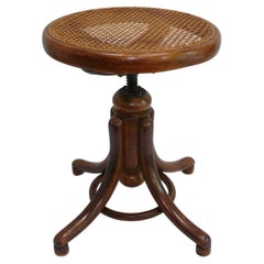 Antique Original Thonet Piano Stool No. 1, Late 19th Century