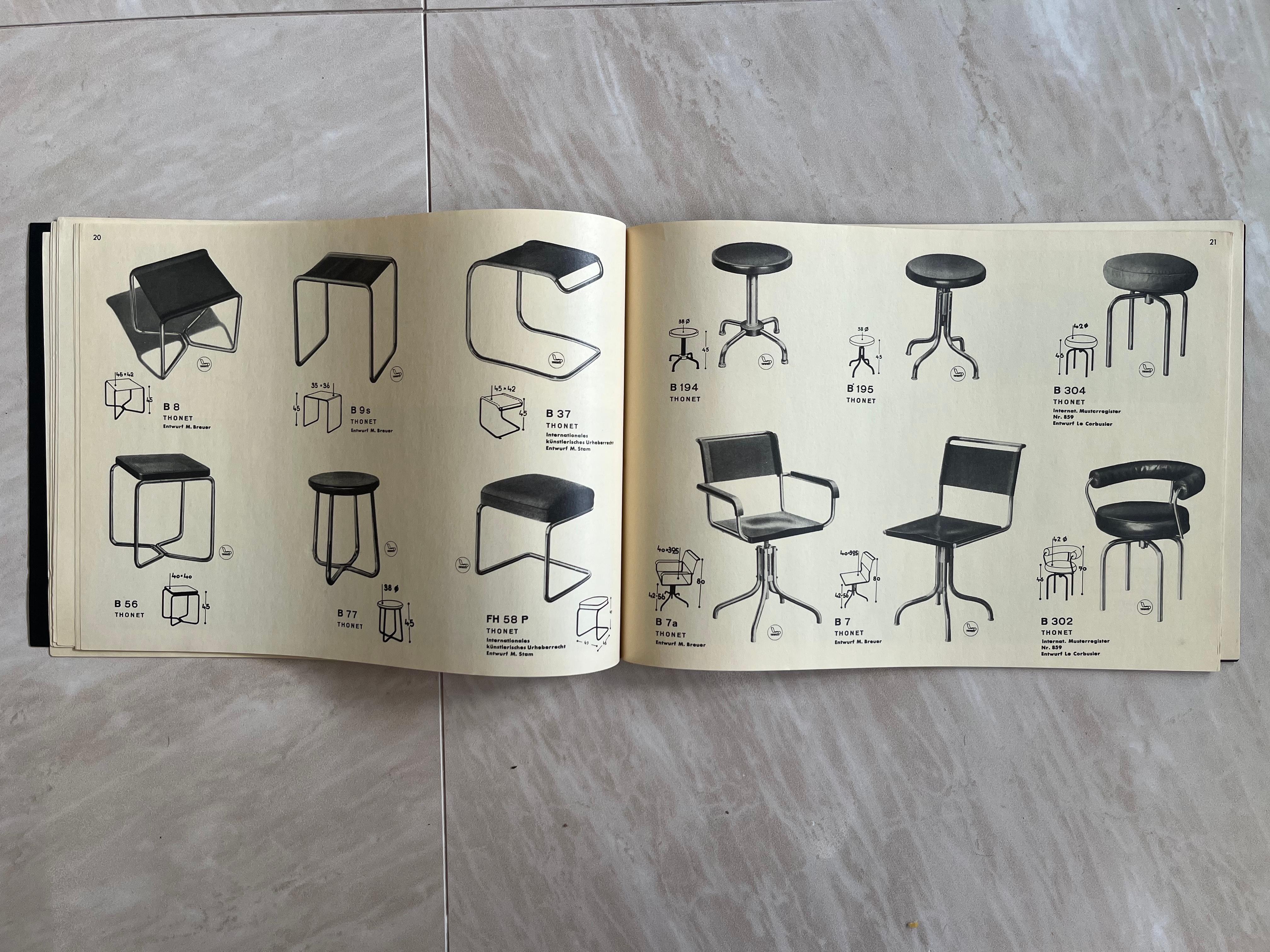 - 1980s 
- maker: Thonet 
- reprint from 1930s
- perfect original condition
- 48 pages
jr.
   