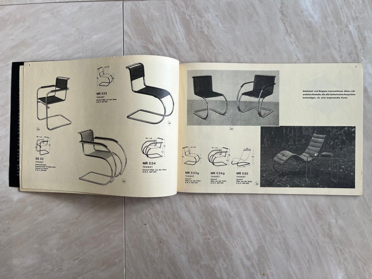 Original Stahlrohrmobel Furniture Catalogue, 1980s For Sale at