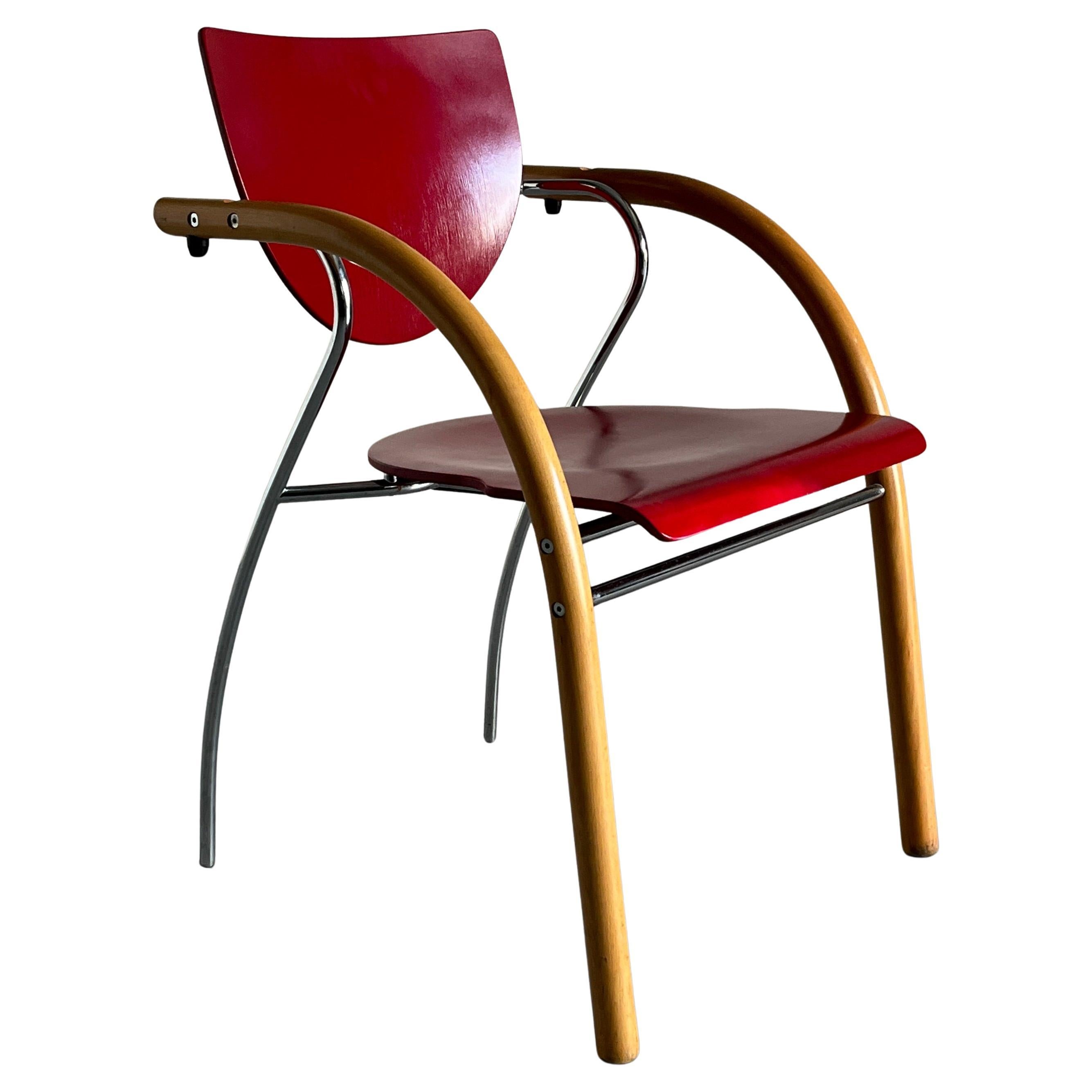 Original Thonet Vienna Stackable Dining Chair, Postmodern Memphis Era, 1990s