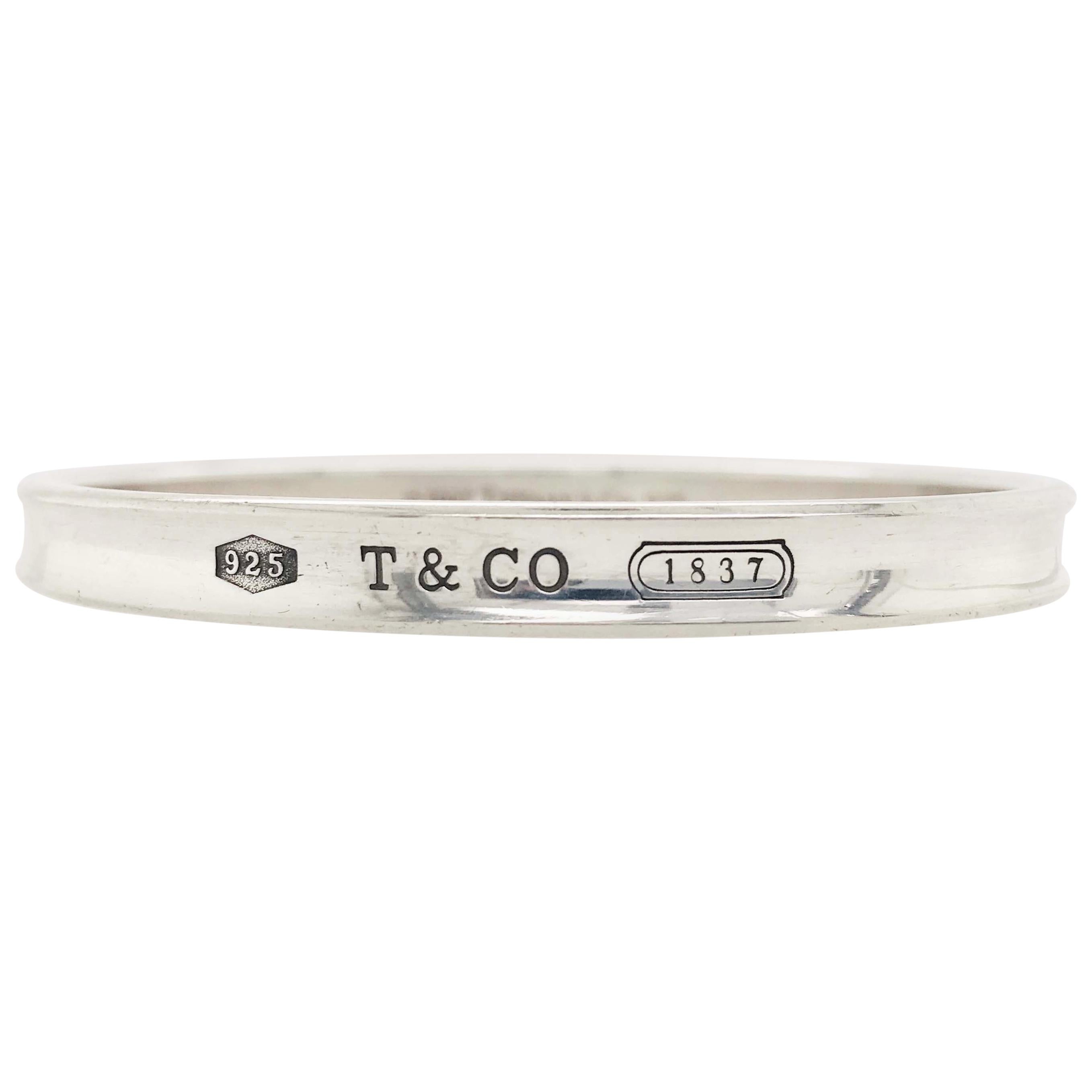 Original Tiffany & Co. Concave Bangle Bracelet, 1837 Concave Collection