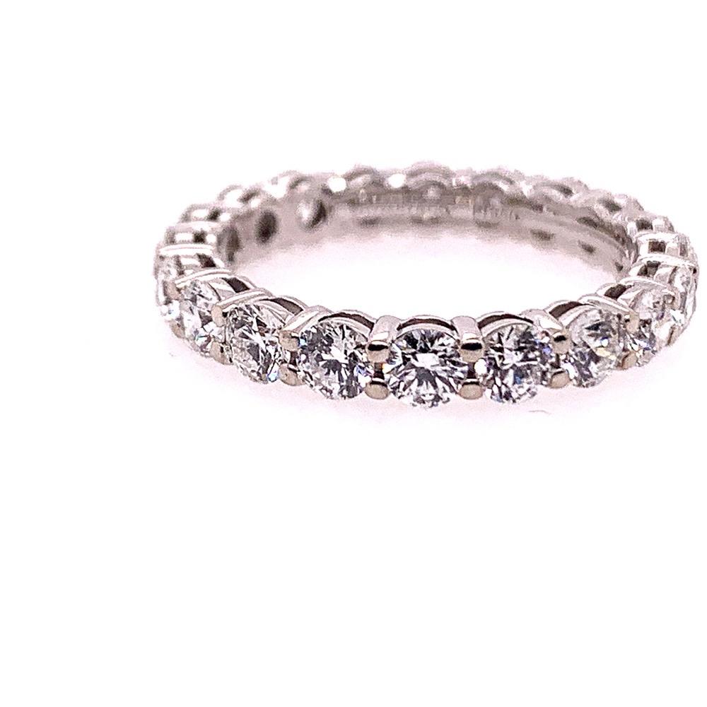 Original Tiffany & Co. Platin 1,75 Karat D-E VVS Eternity-Ring mit natürlichem Diamant im Zustand „Hervorragend“ im Angebot in Los Angeles, CA