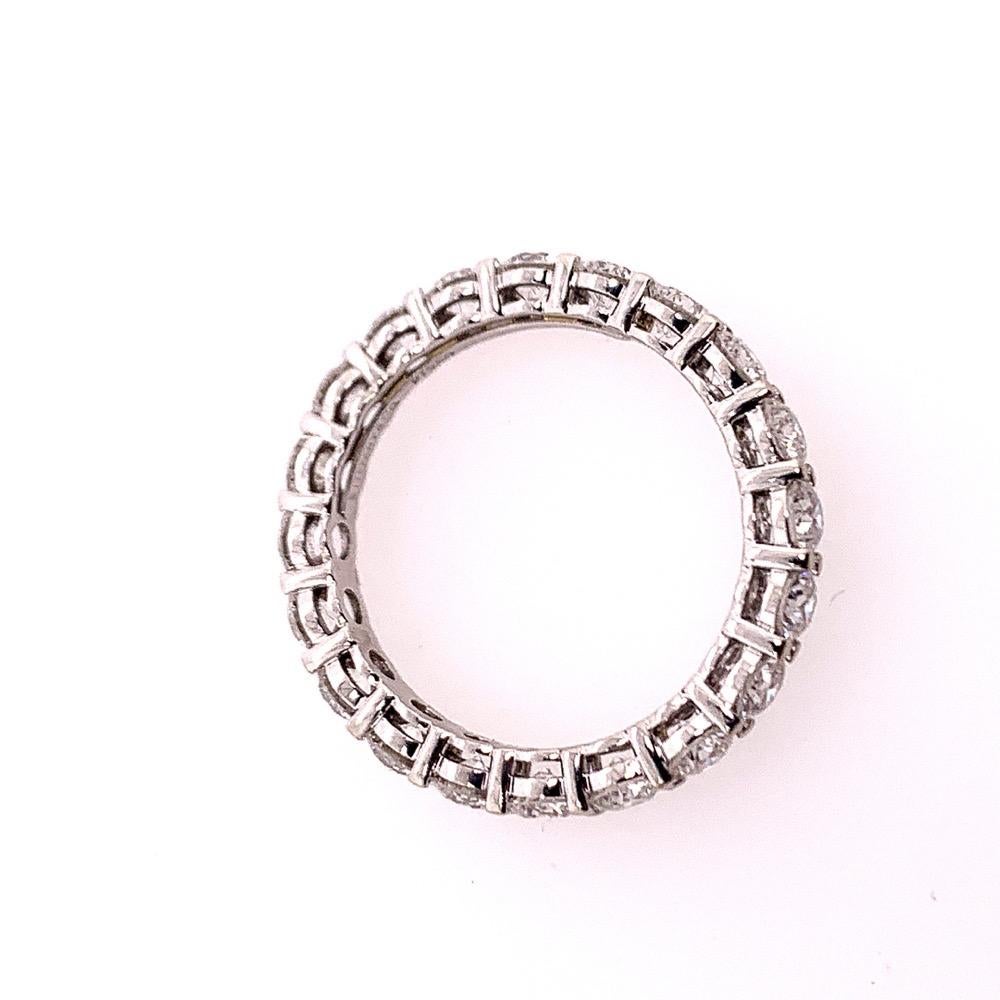 Original Tiffany & Co. Bracelet d'éternité en platine avec diamant naturel D-E VVS de 1,75 carat Pour femmes en vente