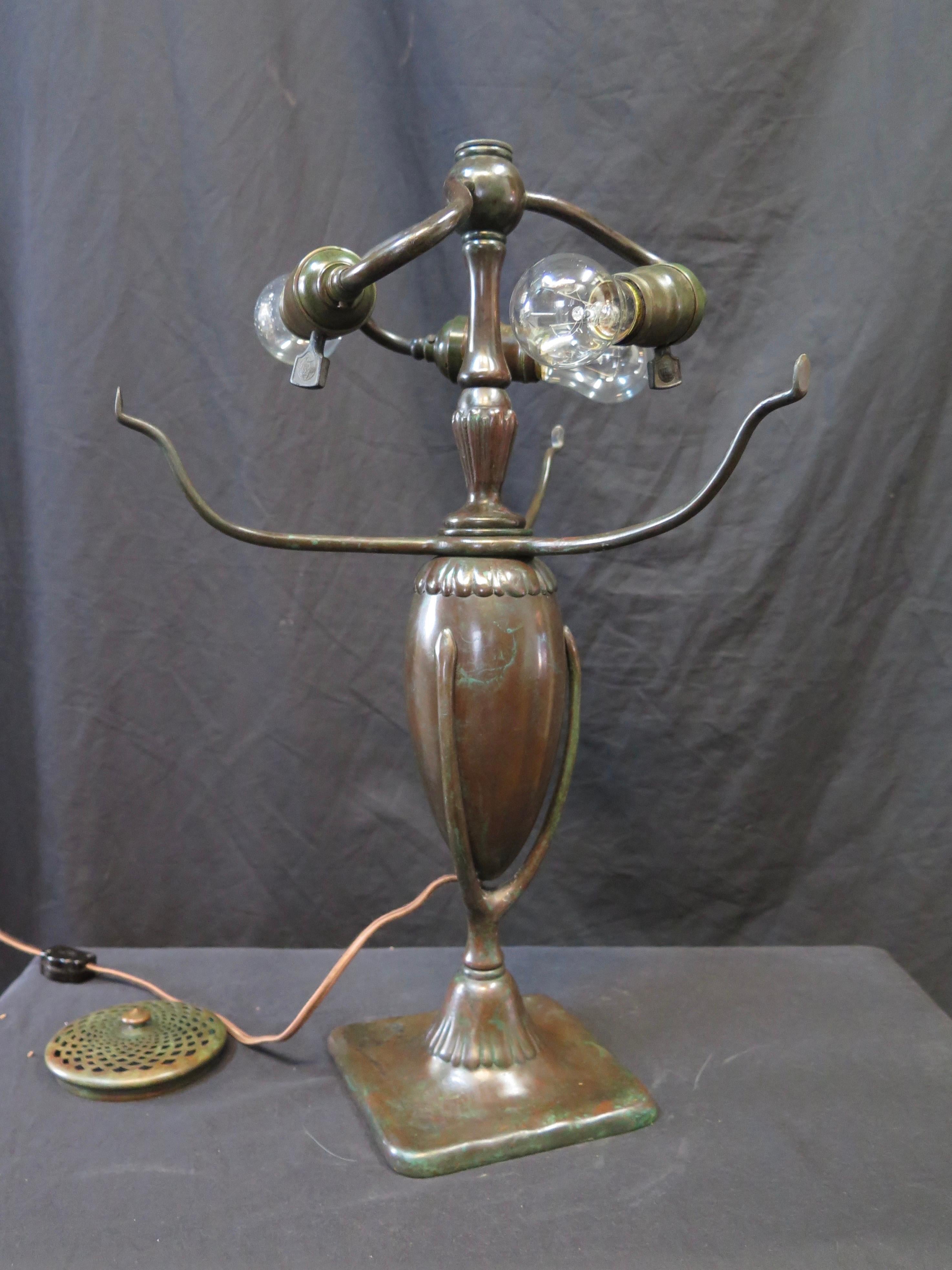 Original Tiffany Studios Pomegranate Table Lamp 1