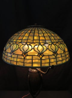 Original Tiffany Studios Pomegranate Table Lamp