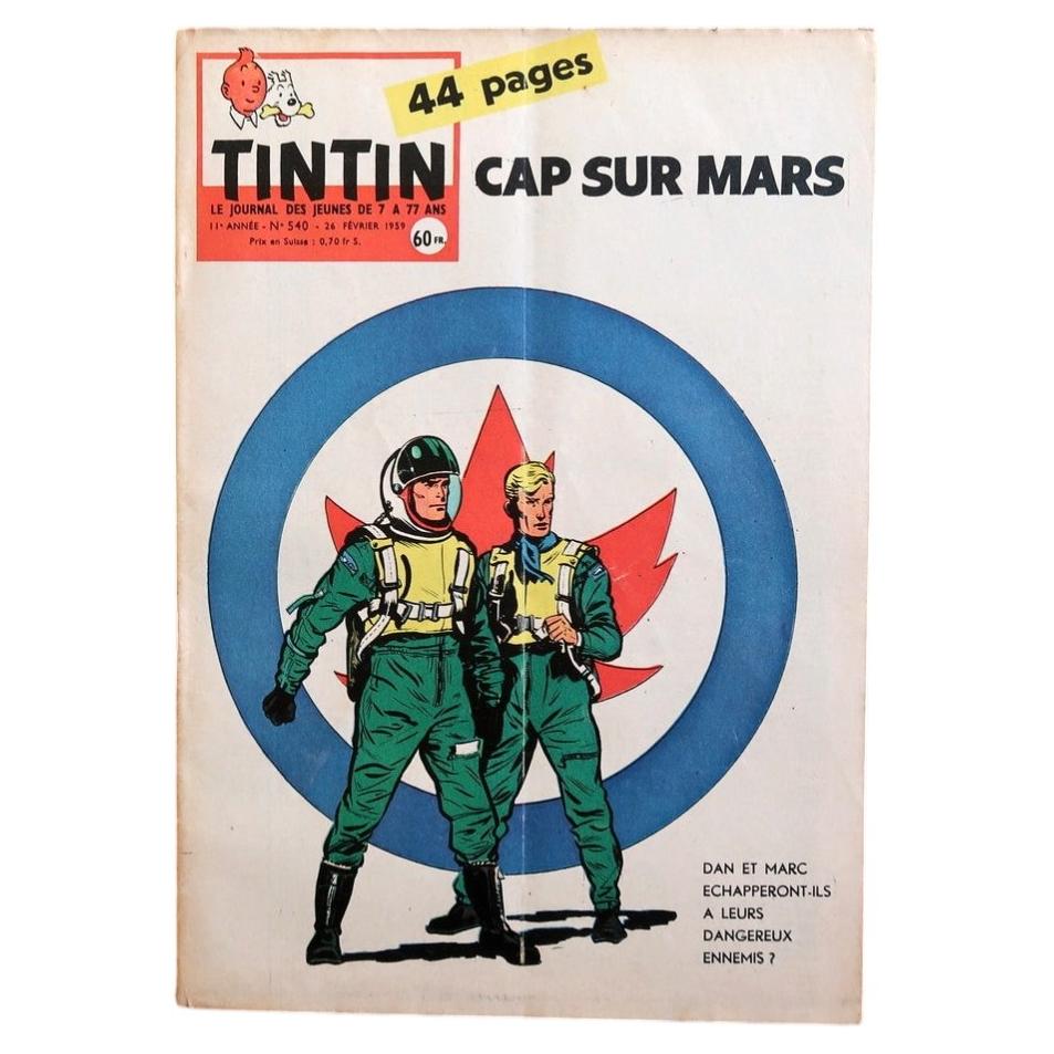 Original Tintin Magazine No. 540 February 26 1959 Le Journal de Tintin - 2C75