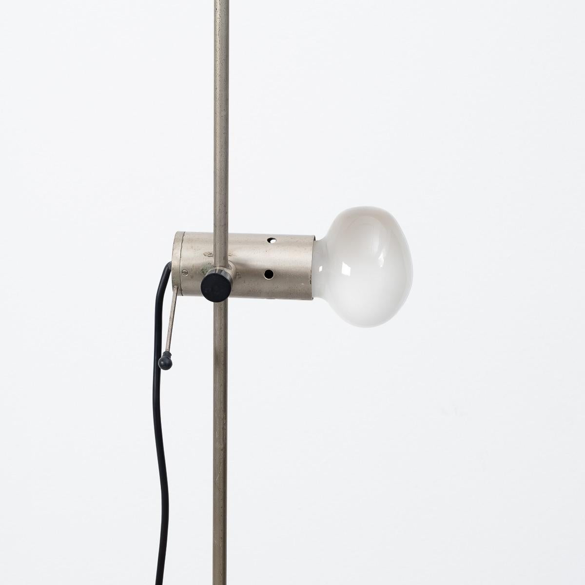 Travertine Tito Agnoli 387 Floor Lamp for Oluce, Italy 1954