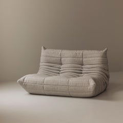 Original biplaza "Togo" de Michel Ducaroy para Ligne Roset, Francia, años 60.