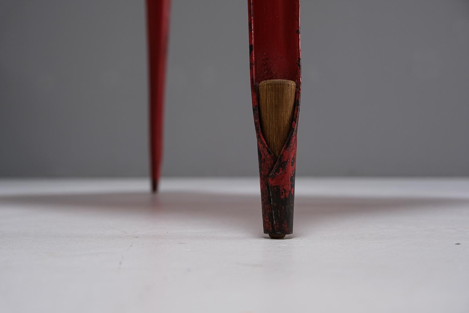 Original Tolix Garten-Esstisch von Xavier Pauchard, Frankreich, 1950er Jahre im Angebot 3