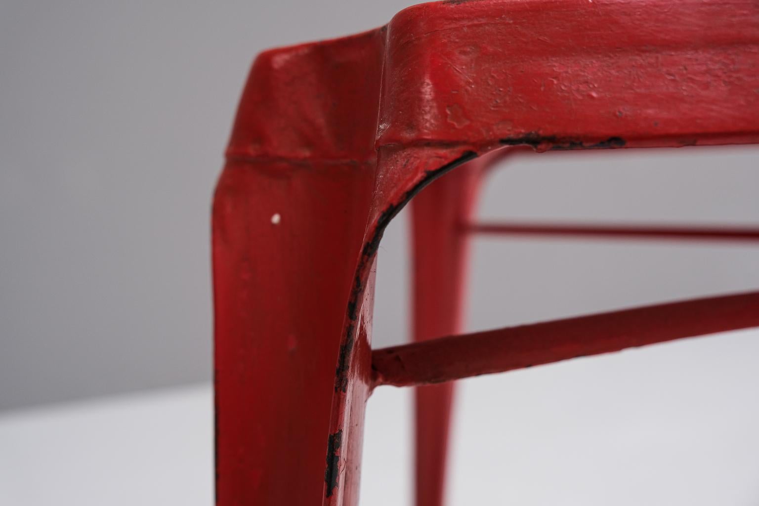 Original Tolix Garten-Esstisch von Xavier Pauchard, Frankreich, 1950er Jahre im Angebot 6