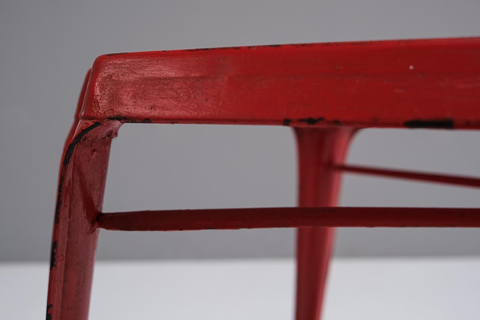 Original Tolix Garten-Esstisch von Xavier Pauchard, Frankreich, 1950er Jahre im Angebot 8