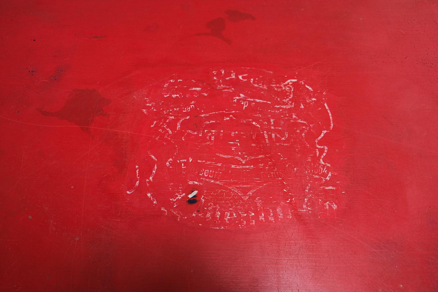 Original Tolix Garten-Esstisch von Xavier Pauchard, Frankreich, 1950er Jahre im Angebot 10