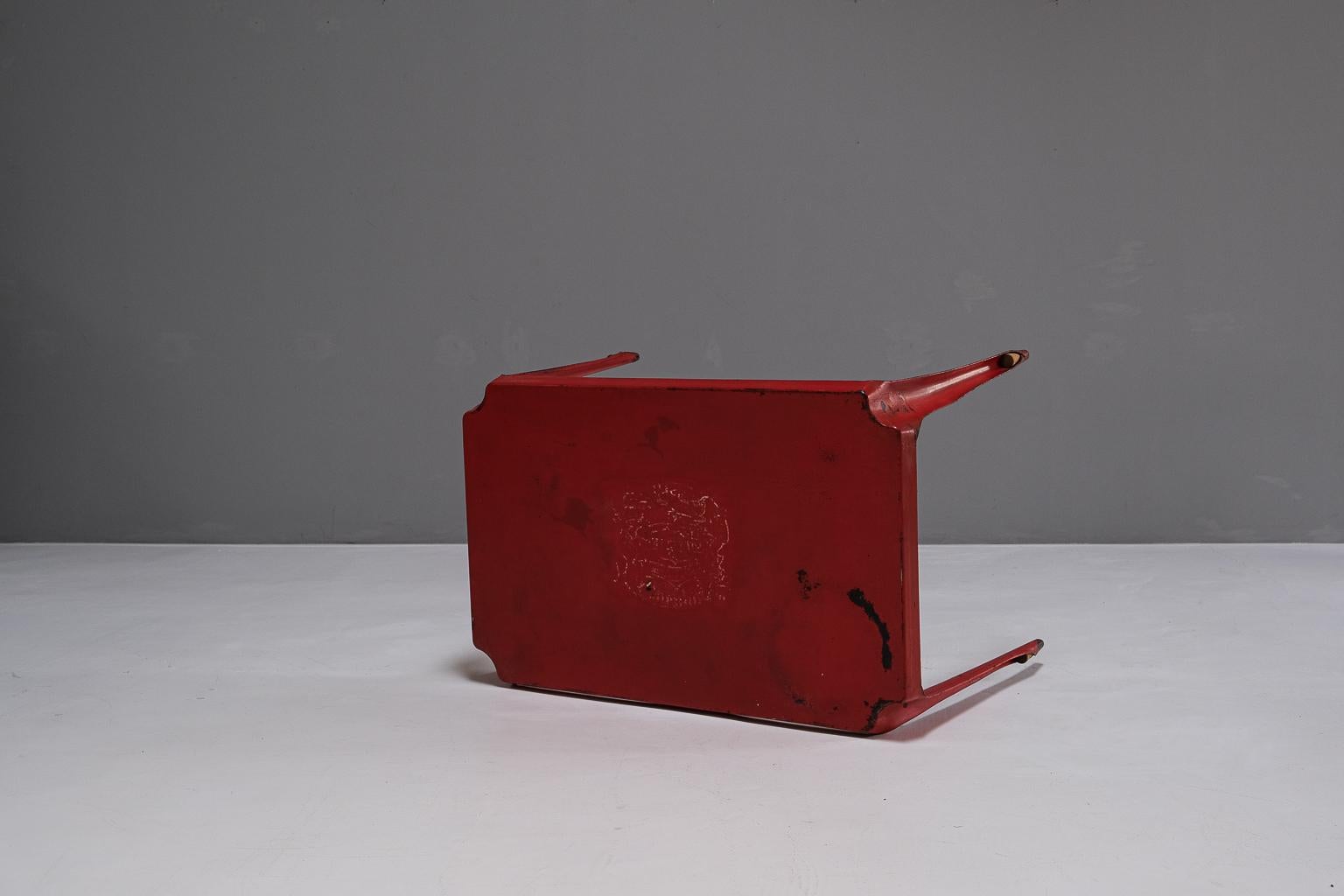 Original Tolix Garten-Esstisch von Xavier Pauchard, Frankreich, 1950er Jahre im Angebot 1