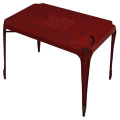 Original Tolix Dining Garden Table by Xavier Pauchard, France, 1950s
