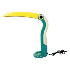 Vintage Original Toucan Table Lamp by H.T Huang