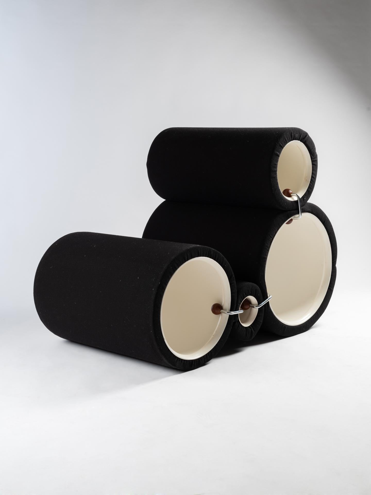 Late 20th Century Original Tube Chair by Joe Colombo for Flexform, Italy, 1969-1979 For Sale