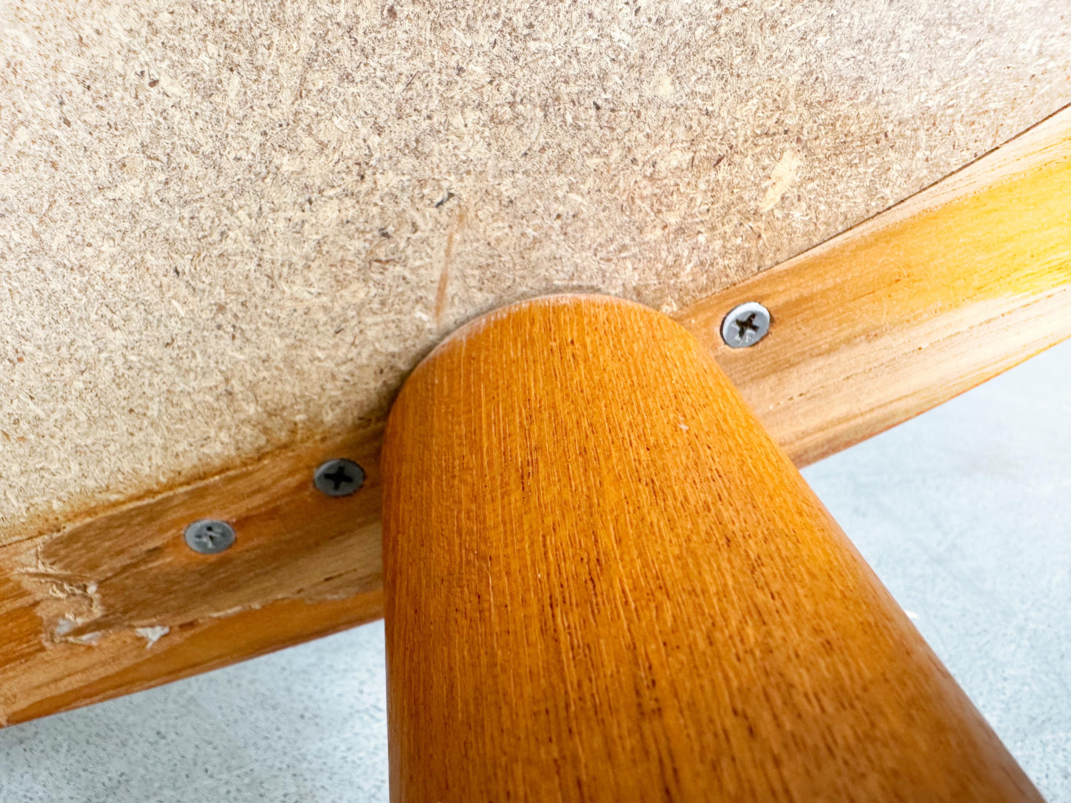 Original mesa de centro Tue Poulsen Mid Century Cerámica de teca Haslev en venta 4