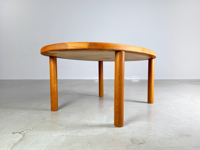Original Tue Poulsen Mid Century coffee table Haslev teak ceramic