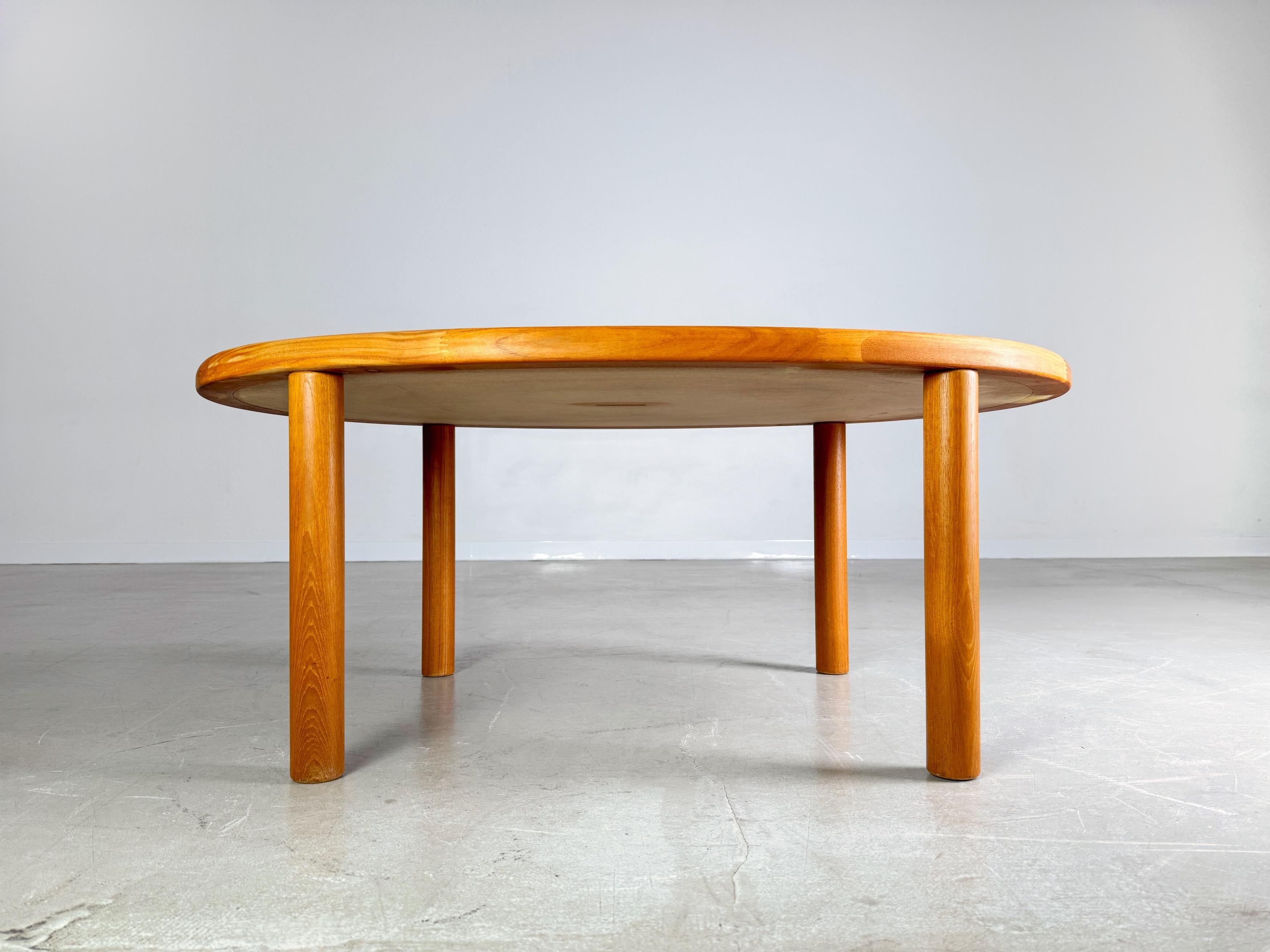 Original mesa de centro Tue Poulsen Mid Century Cerámica de teca Haslev Teca en venta