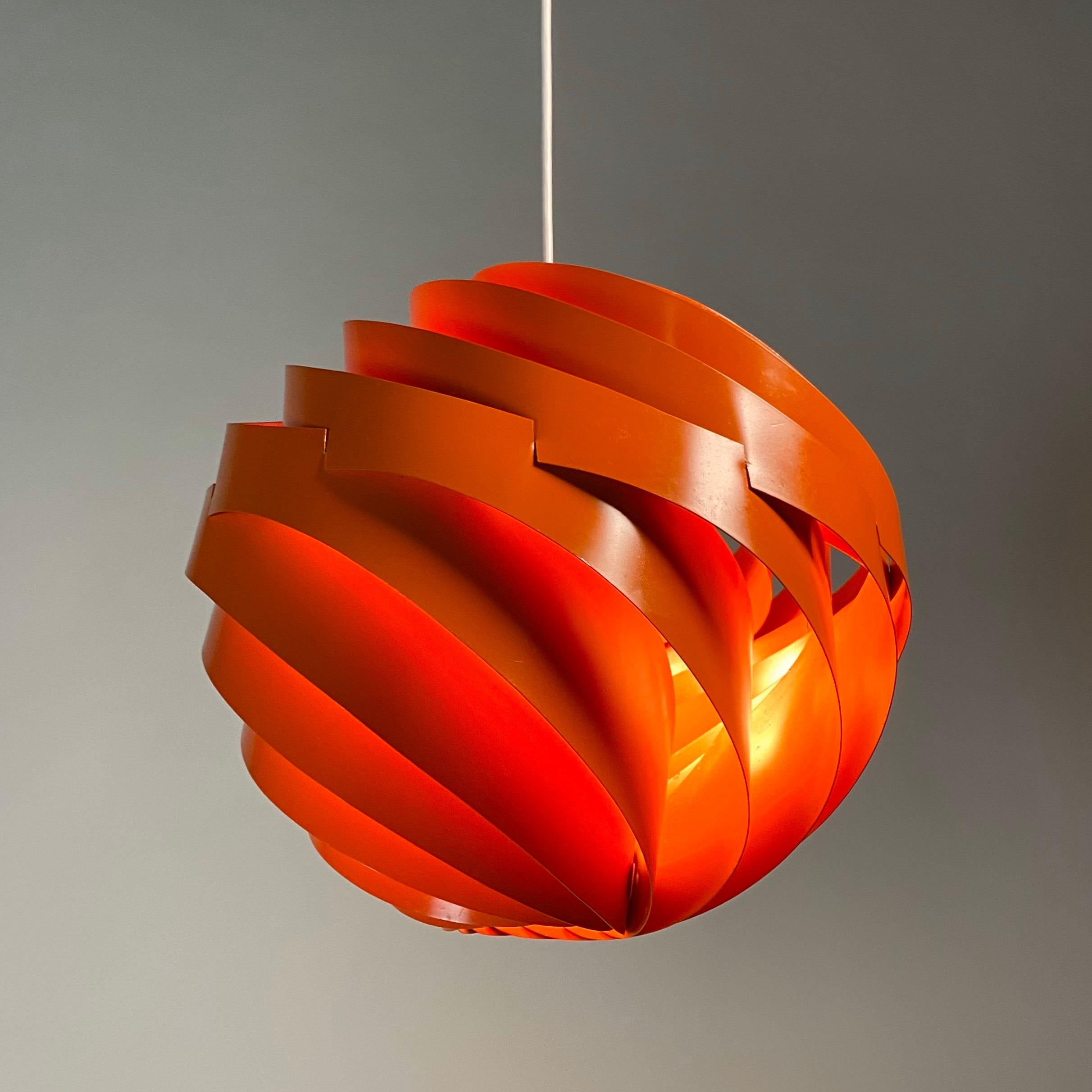 Mid-20th Century Original Turbo Ceiling Light by Louis Weisdorf for LYFA, Denmark, 1967