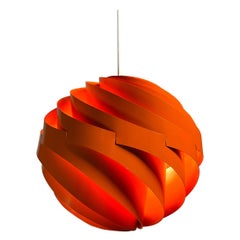 Original Turbo Ceiling Light by Louis Weisdorf for LYFA, Denmark, 1967