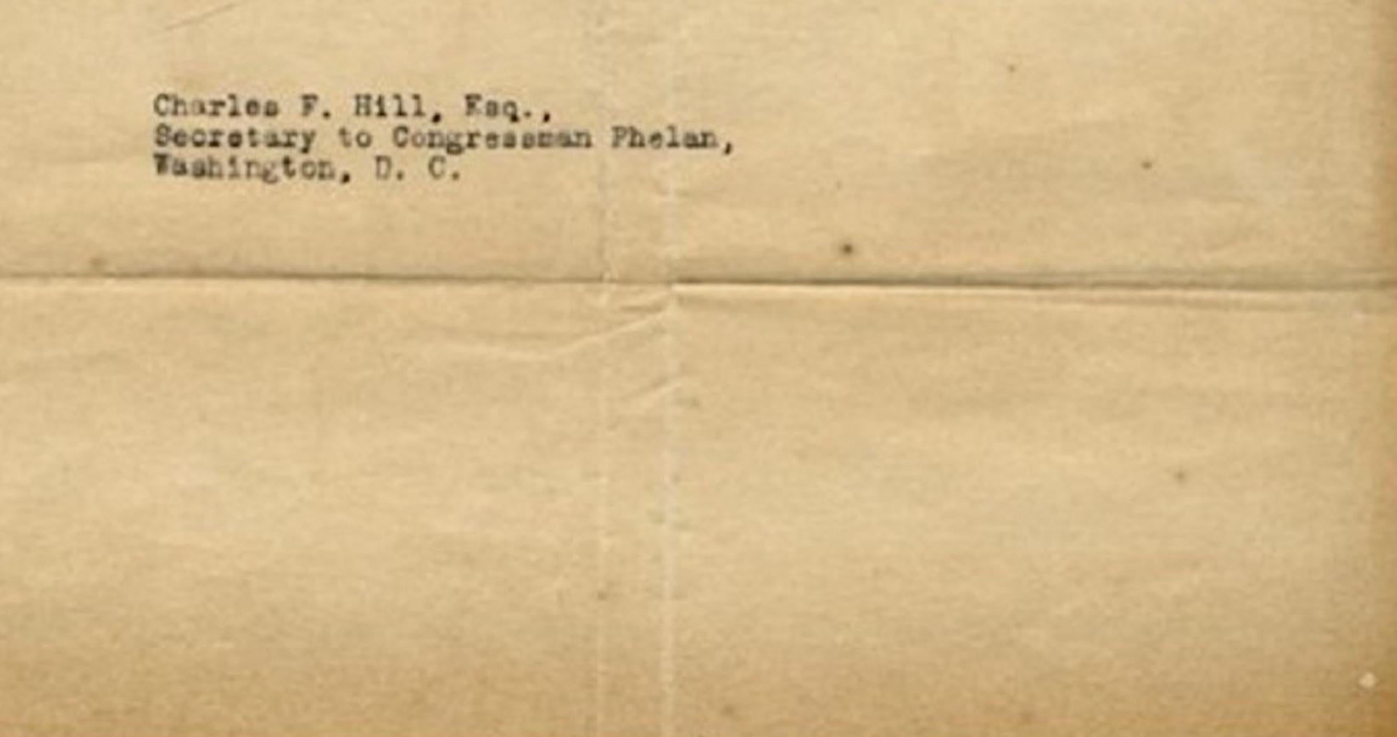 Original-Maschinenschriftliches Dokument:: unterzeichnet von F.D. Roosevelt:: 1920 (amerikanisch) im Angebot