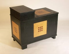 Original, Unique Josef Hoffmann Wiener Werkstätte Oak-Maple Chest from 1901