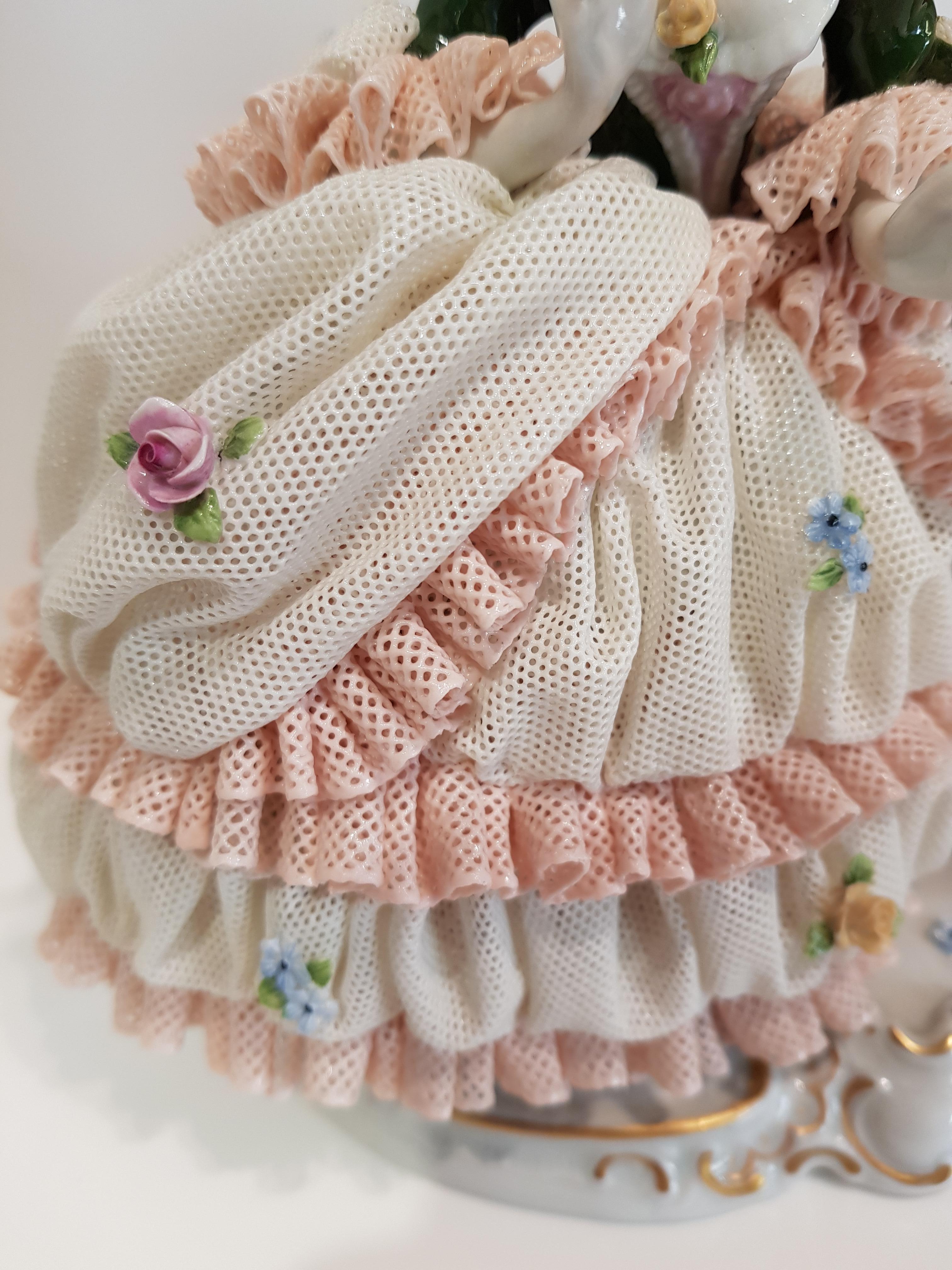 porcelain victorian lady figurines