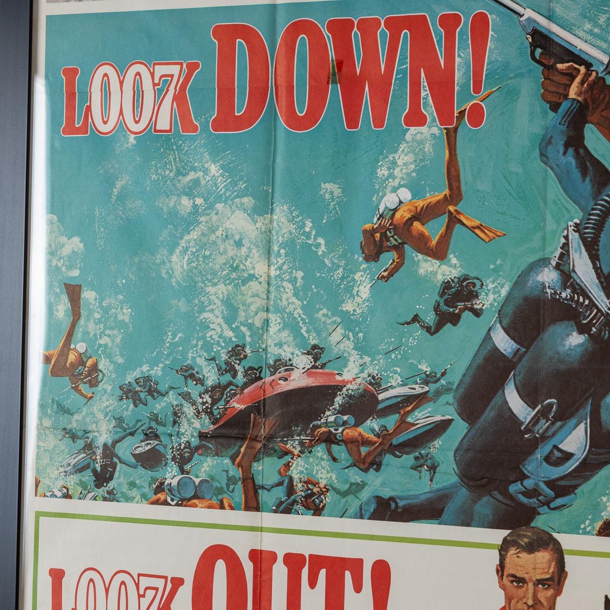 Original U.S James Bond 007 'Thunderball' Poster c.1965 For Sale 4